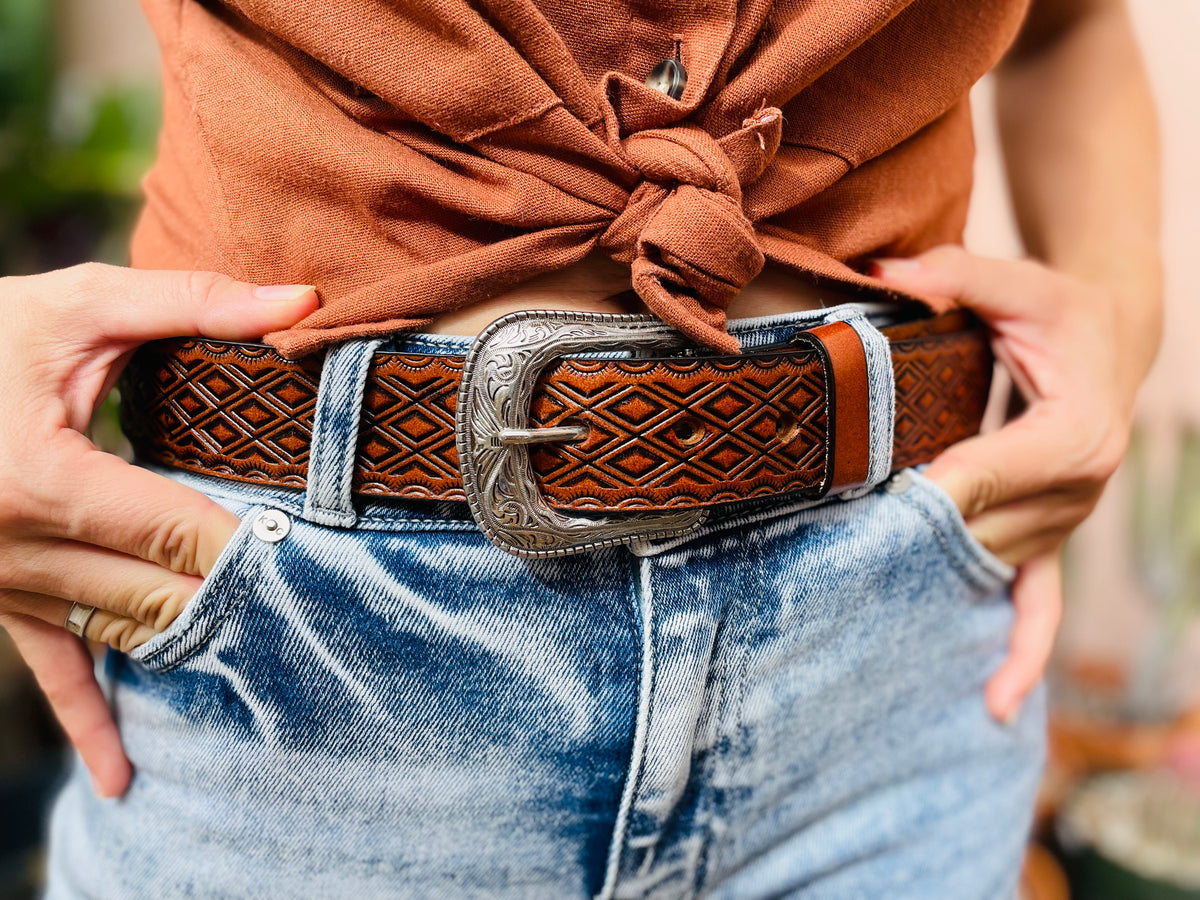 Brown Leather Belt – BoHo Imports