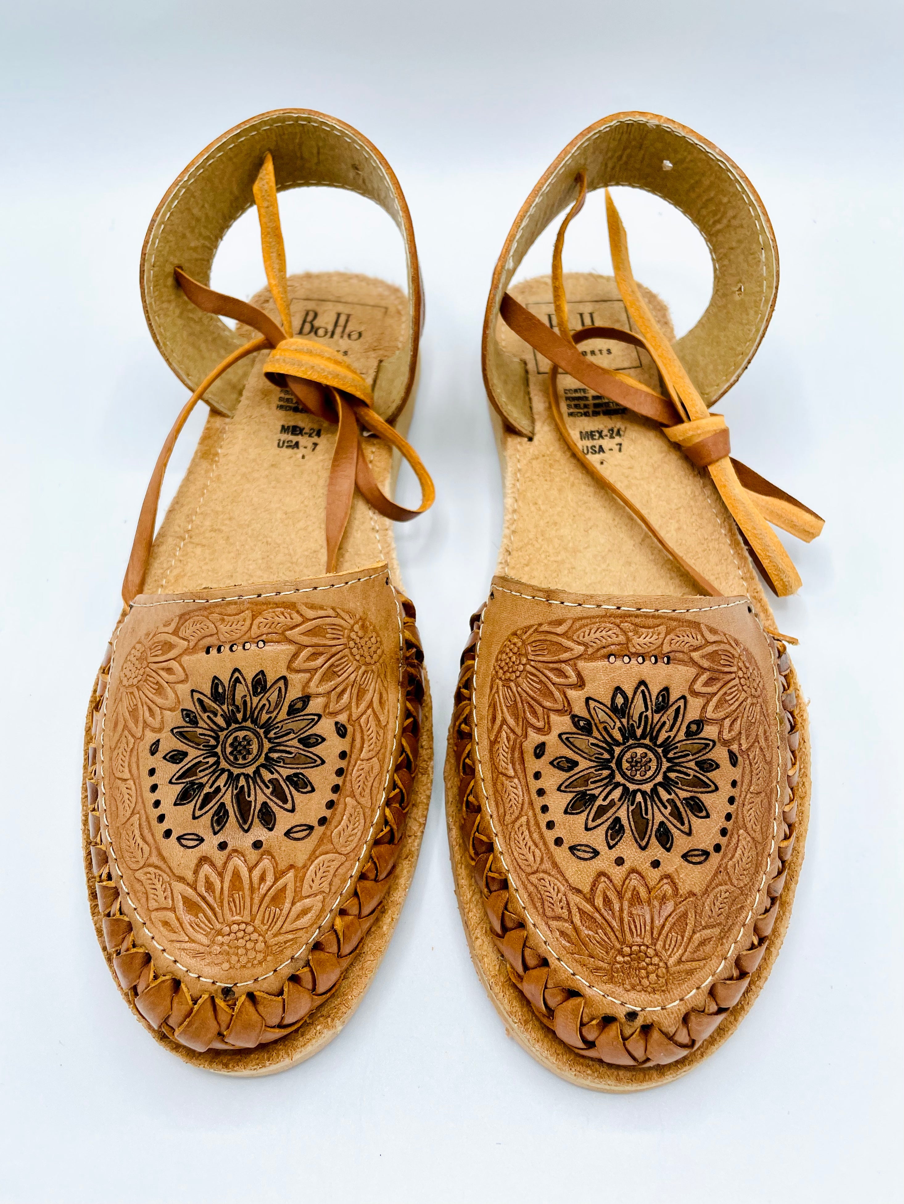 tie up womens leather sandals